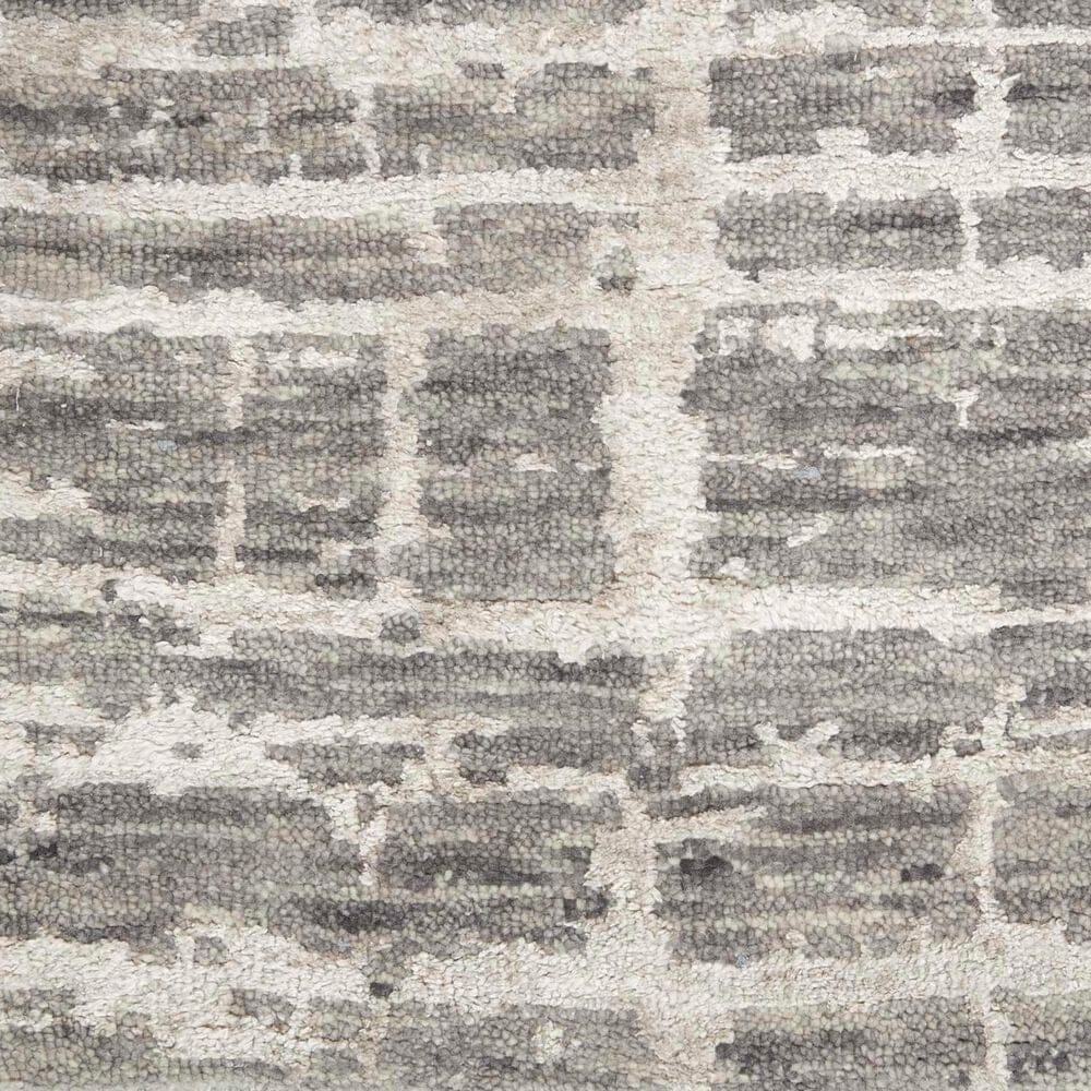 Nourison Luna 8&#39;6&quot; x 11&#39;6&quot; Grey and Silver Area Rug, , large