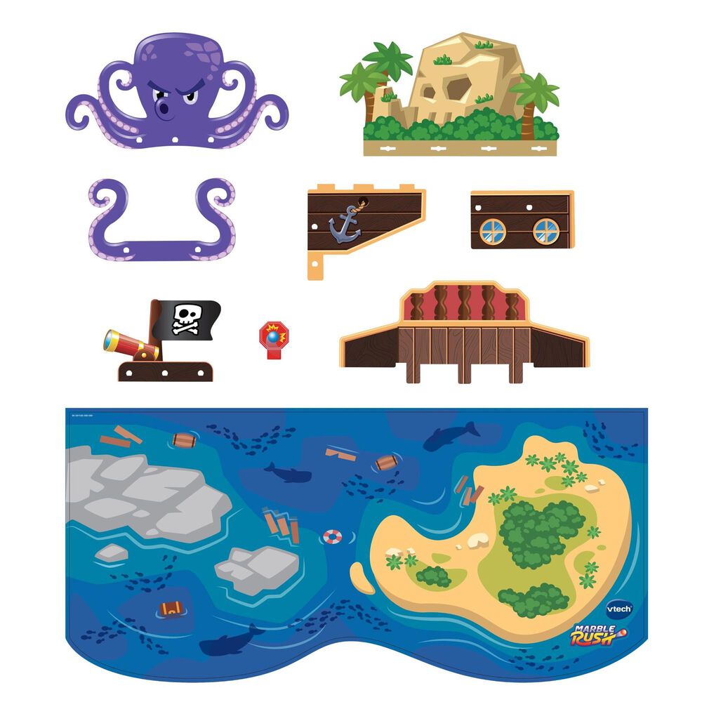 Vtech Marble Rush Pirates Cove Adventure Set in Multicolor, , large