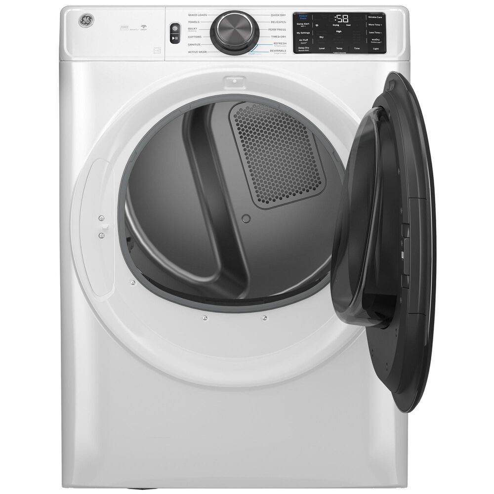 GE Appliances 5.0 Cu. Ft. Washer and 7.8 Cu. Ft. Gas Dryer in White, , large