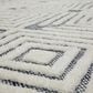 Drew and Jonathan Home Sirocco Tipaza 6" x 9" Black and White Area Rug, , large