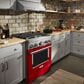 KitchenAid 30" Professional Smart Dual Fuel Range in Passion Red, , large