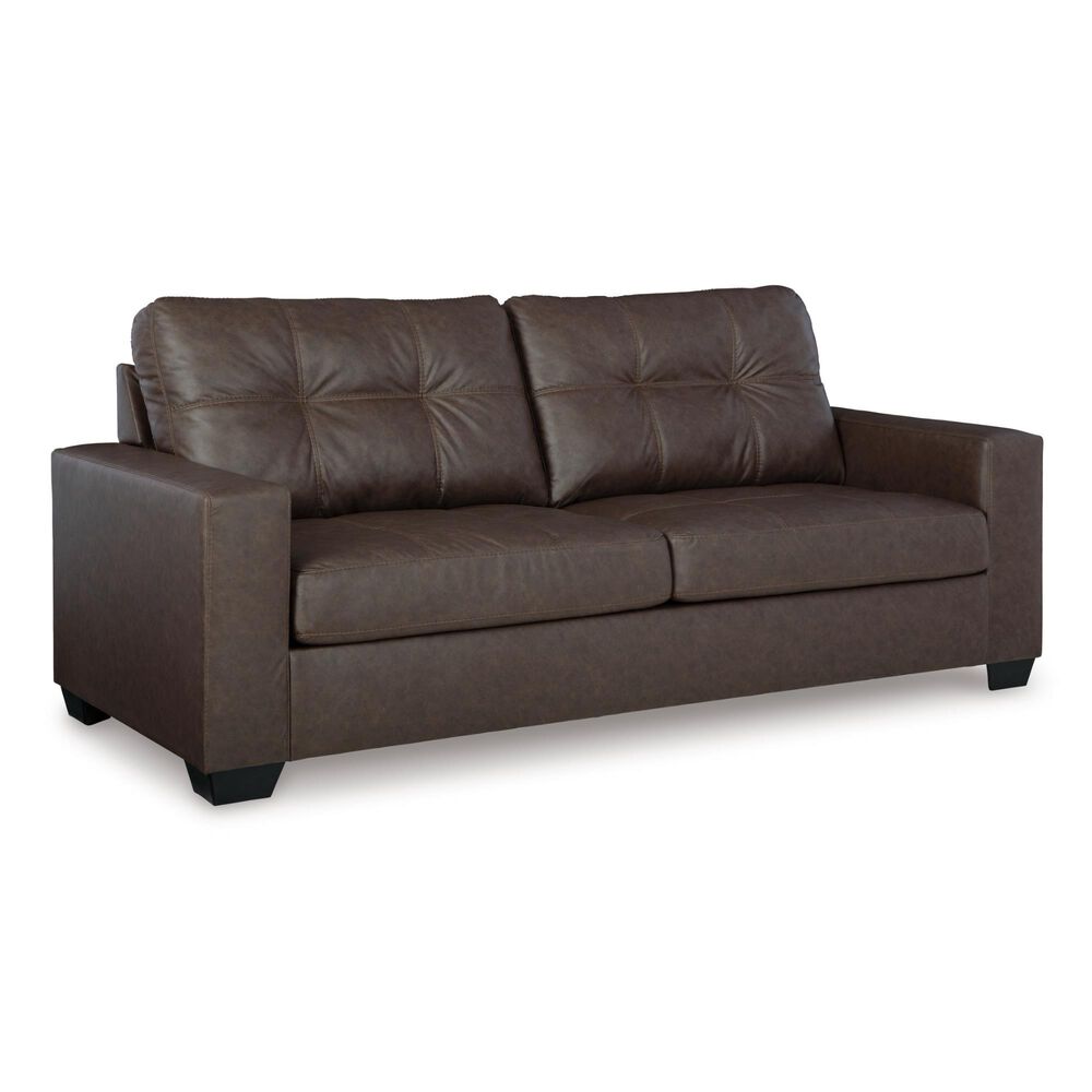 Ashley Barlin Mills Stationary Queen Sleeper Sofa in Umber, , large