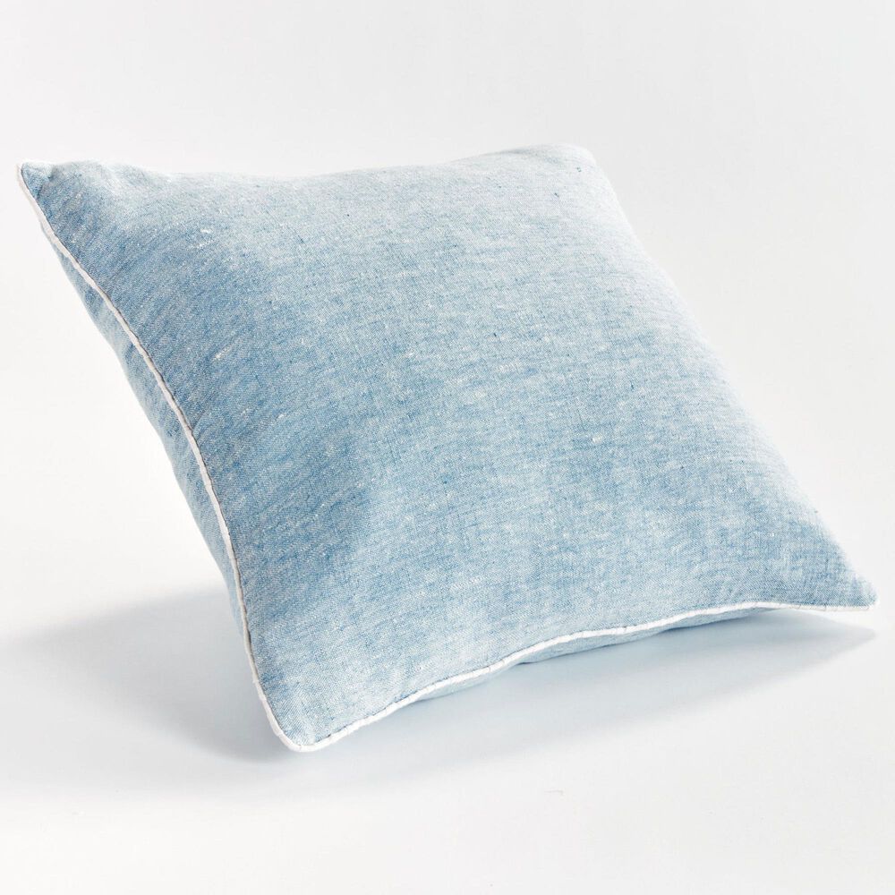 Napa Home and Garden Lane 20" x 20" Throw Pillow in Blue and Ivory, , large