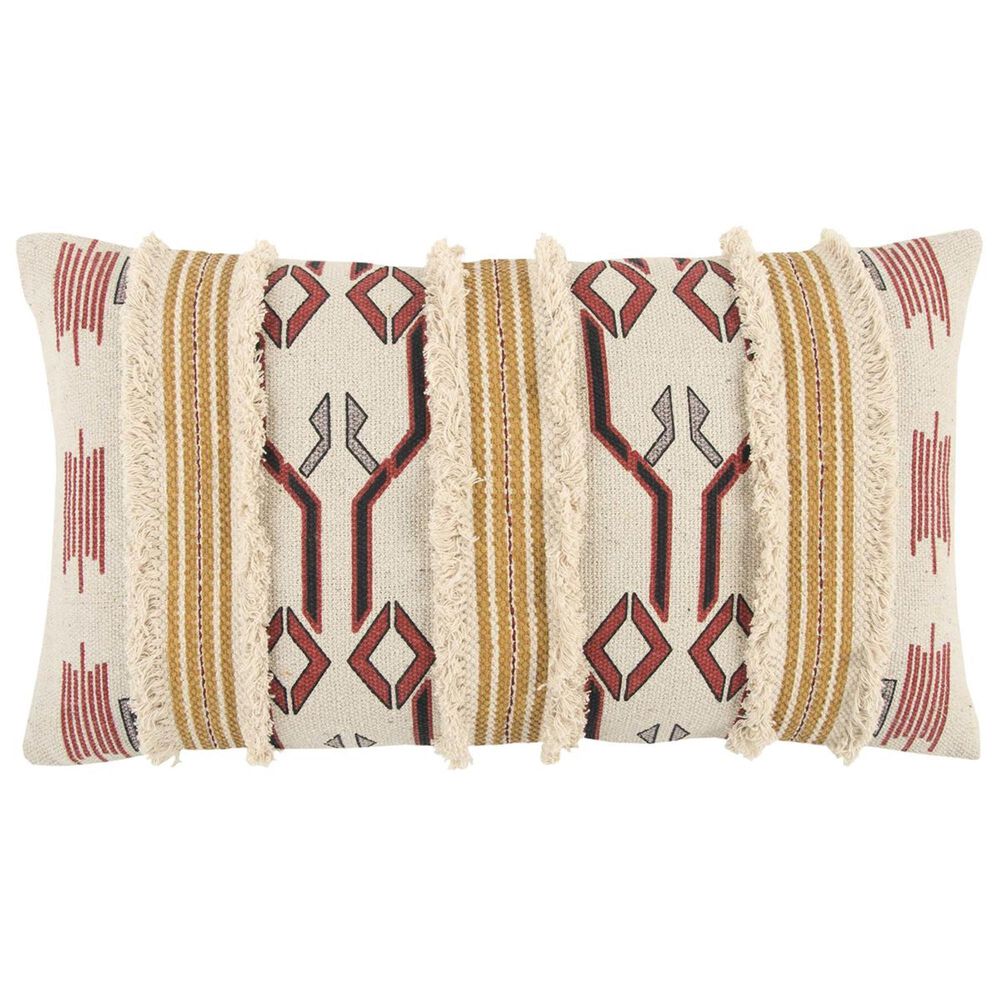 Rizzy Home 14" x 26" Down Pillow in Yellow, , large
