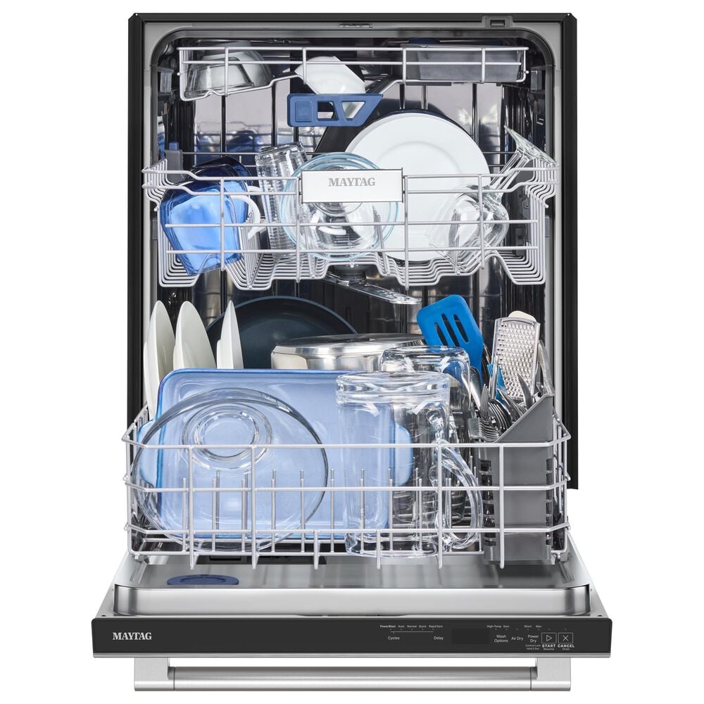 Maytag 24&quot; Built-In Dishwasher with PowerBlast Cycle and PowerDry in Fingerprint Resistant Stainless Steel, , large
