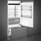 SMEG 19.64 Cu. Ft. Built-In Bottom Mount Refrigerator with Right Hinge in Panel Ready, , large