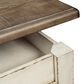 Ashley Realyn Lift Top Cocktail Table in White and Brown, , large