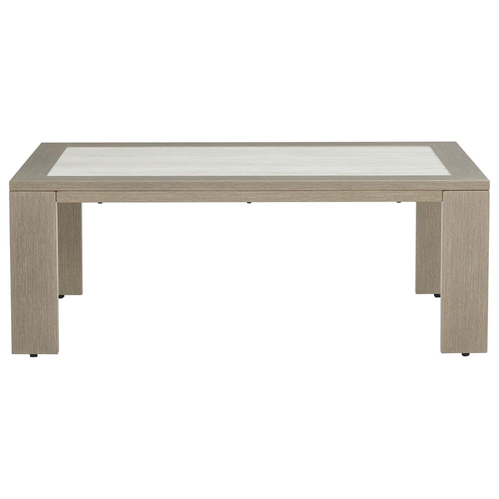 Ashley Kimpton Isle Patio Rectangular Coffee Table in Brown, , large
