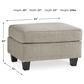 Ashley Abney Ottoman in Driftwood, , large