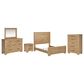 Ashley Galliden 5-Piece Queen Bedroom Set in Light Brown, , large
