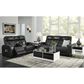 Ashley Boyington Power Reclining Sofa in Black, , large