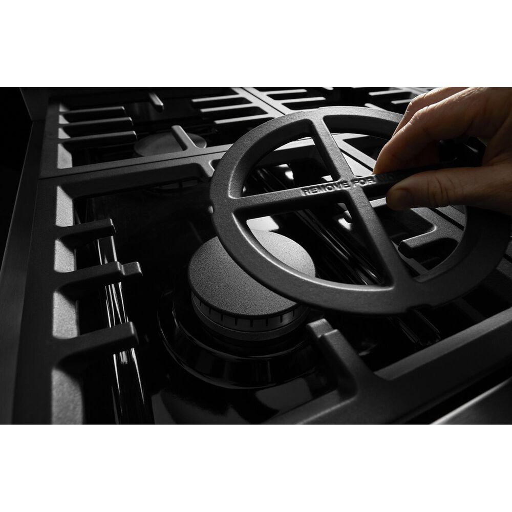 KitchenAid 4.1 Cu. Ft. Freestanding Gas Range with True Convection in Avocado Cream, , large