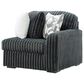 Ashley Midnight-Madness 2-Piece Left Facing Sectional with Chaise in Gunmetal, , large