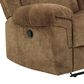 Signature Design by Ashley Huddle Double Reclining Loveseat with Console in Nutmeg, , large