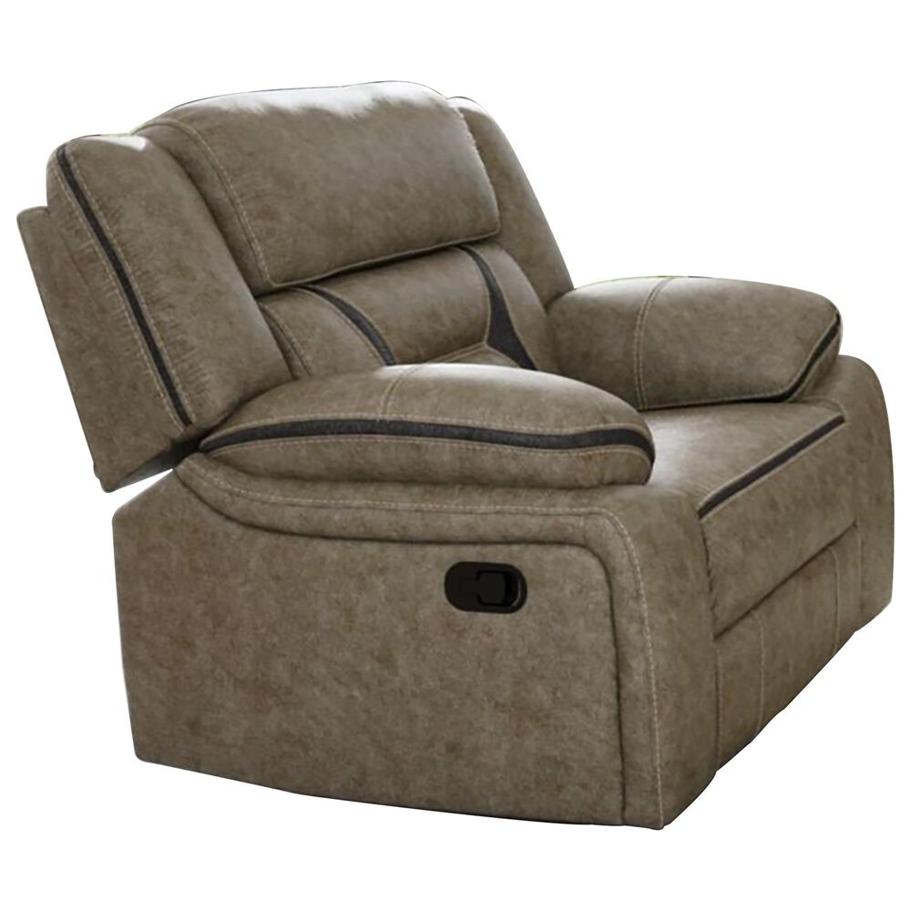 Mayberry Hill Engage Manual Motion Recliner in Corral Grey, , large