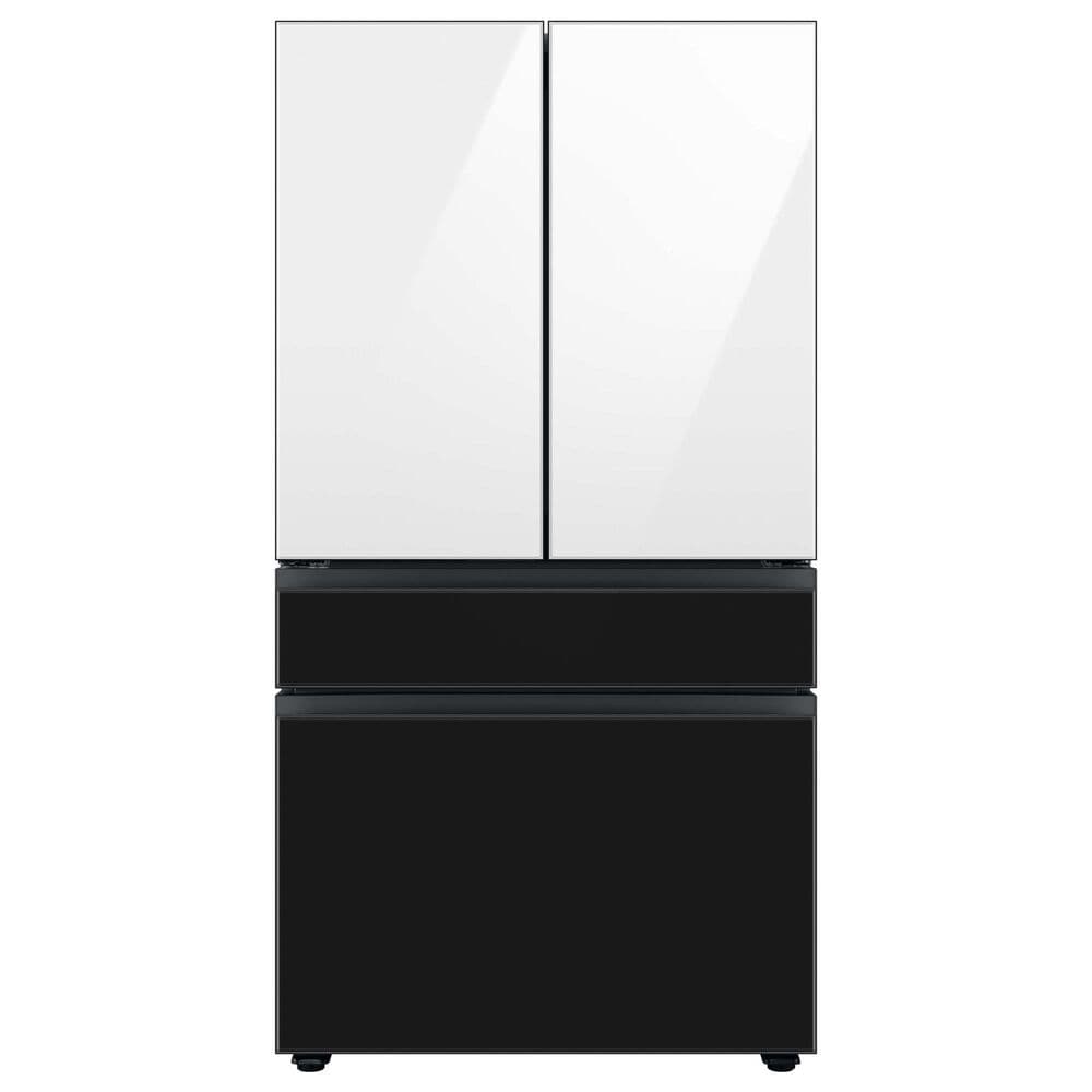 Samsung Bespoke Bespoke 4-Door French Door Refrigerator Top Panel in White Glass, , large