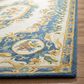 Safavieh Micro-Loop 8" x 10" Cream and Blue Area Rug, , large