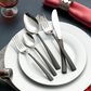 Gifts Plus 20-Piece Flatware Set in Stainless Steel and Matte Black, , large