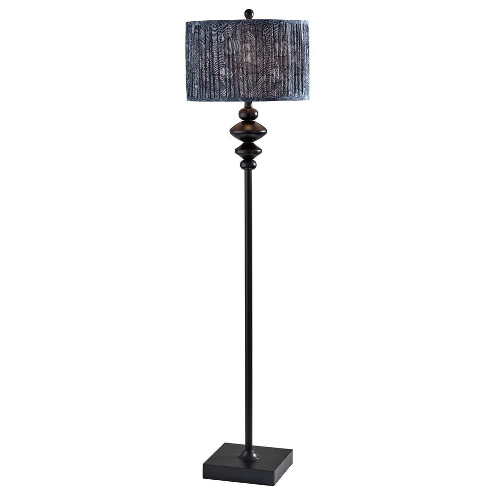Adesso Samira Floor Lamp in Black, , large