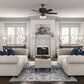 Hunter Promenade 54" Ceiling Fan with Lights in Gloss Black, , large