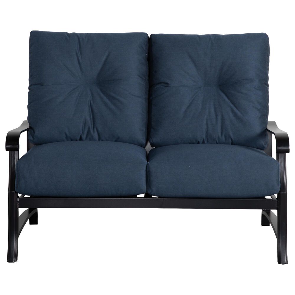 Crown Garden Alexandria Patio Loveseat in Flagship Twilight, , large