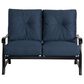 Crown Garden Alexandria Patio Loveseat in Flagship Twilight, , large