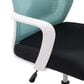 CorLiving Workspace Office Chair with White Frame in Teal and Black, , large