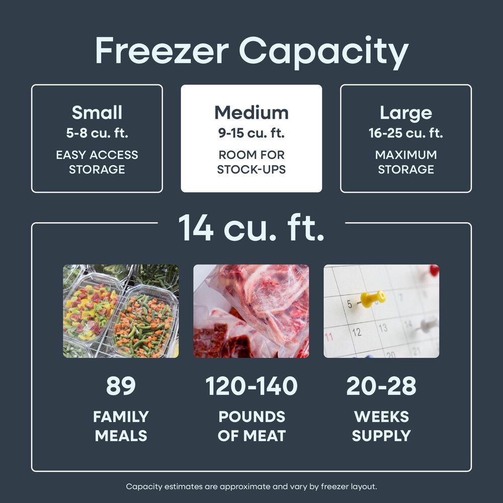 Element 13.8 Cu. Ft. Upright Convertible Freezer/Refrigerator in White, , large
