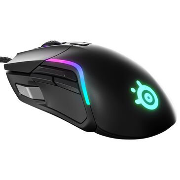 Steel Series Rival 5 Wired Optical Ergonomic Gaming Mouse in Black, , large