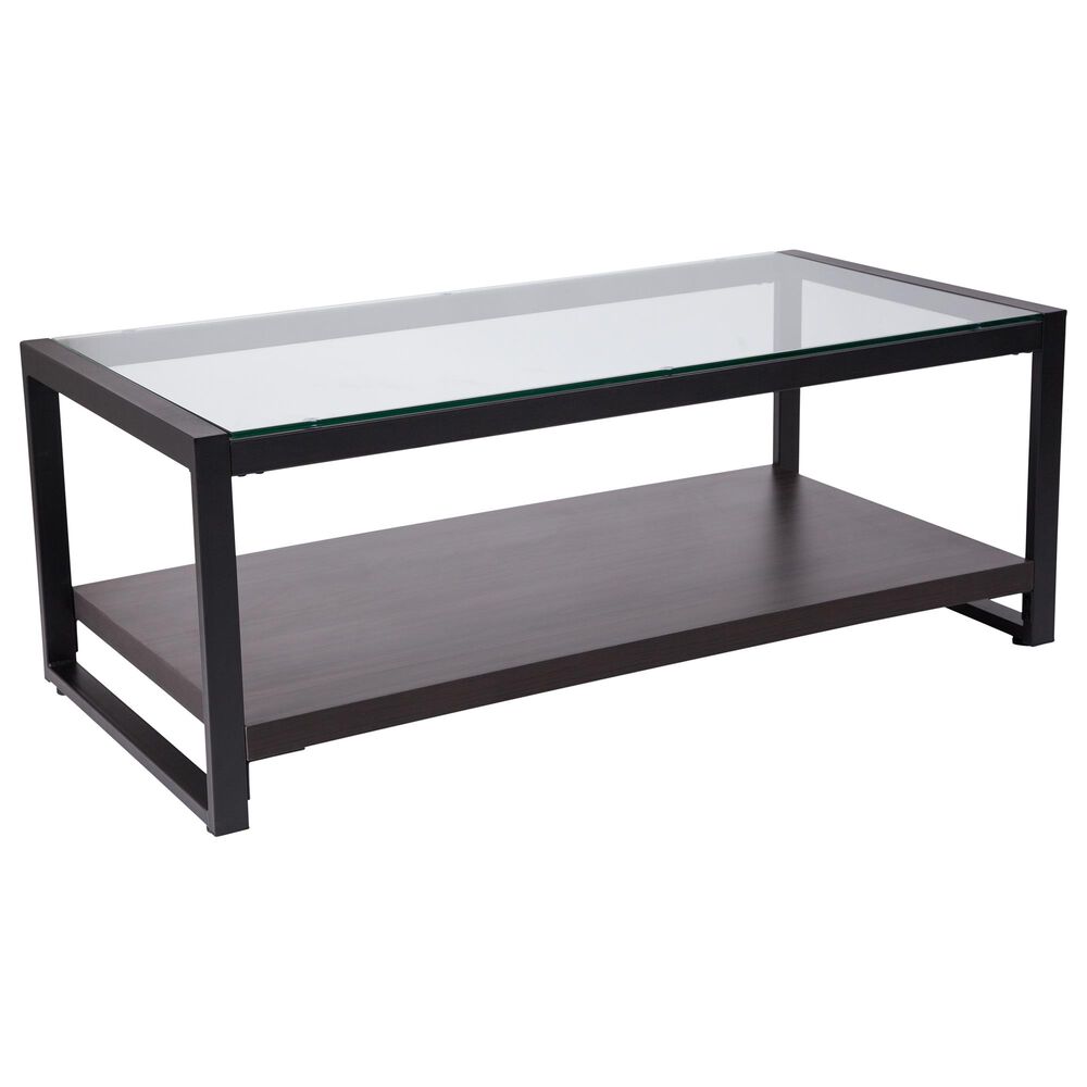 Flash Furniture Rosedale Coffee Table in Black, , large