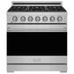 Thor Kitchen Gordon Ramsay Series 36" Professional Gas Range in Stainless Steel, , large