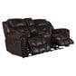 Oxford Furniture Cheers Power Reclining Loveseat in Cowboy Dark Brown, , large