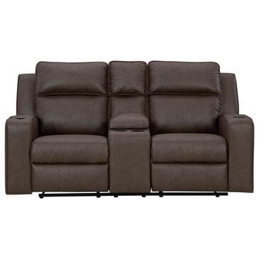 Ashley Lavenhorne Manual Loveseat in Granite, , large
