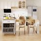 HOMLUX 83" Kitchen Island in White, , large