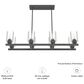 Hunter Hartland 8-Light Linear Chandelier in Noble Bronze, , large