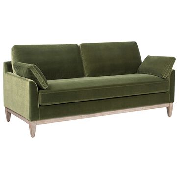 Jennifer Taylor Home Pasadena Stationary Sofa in Olive Green Velvet, , large