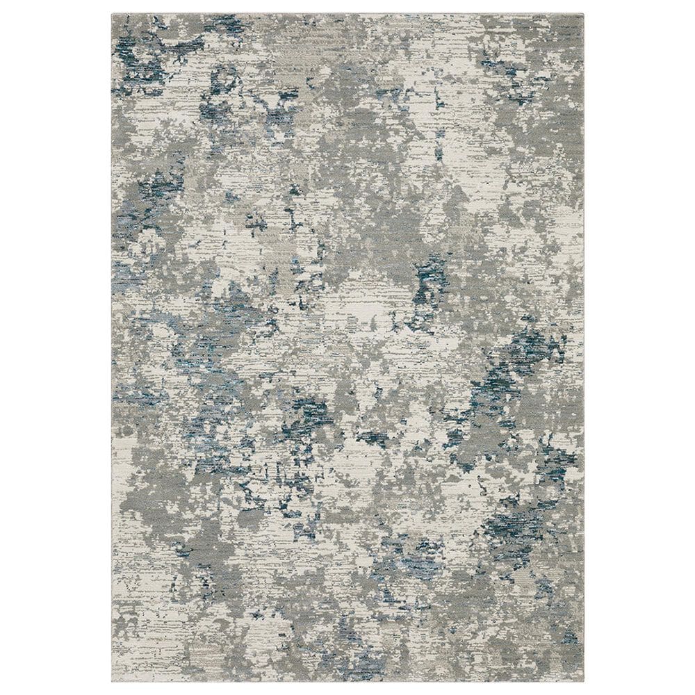 Oriental Weavers Evolution Walsenburg 984D 2"6" x 12" Grey Runner, , large