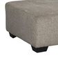 Ashley Ballinasloe Oversized Accent Ottoman in Platinum, , large