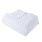 Jiangsu Royal Home Diamond Stitch Quilt 3pc-White-F/Q, , large
