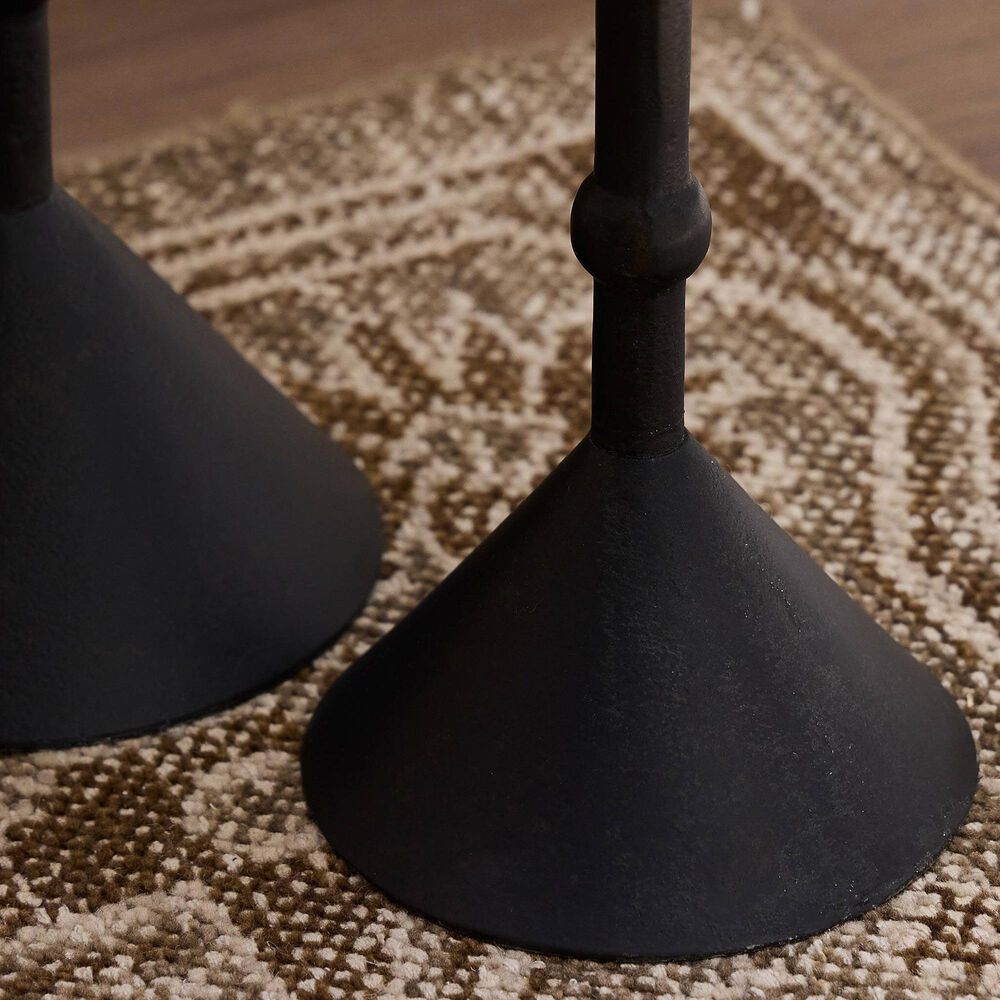 Four Hands Printa Nesting End Tables in Black Antique, , large