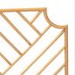 Baxton Studio Giza Queen Slat Headboard in Natural Brown, , large