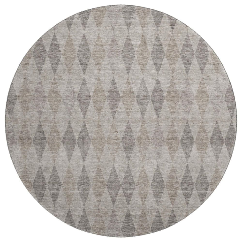 Dalyn Rug Company The Reserve TR2 Beige 8" Round Indoor/Outdoor Area Rug, , large