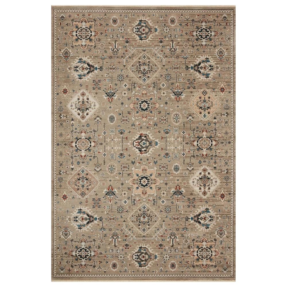 Loloi Leigh 2"7" x 7"8" Dove and Multicolor Runner, , large