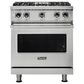 Viking Range 30" Natural Gas Sealed Burner Gas Range in Stainless Steel, , large