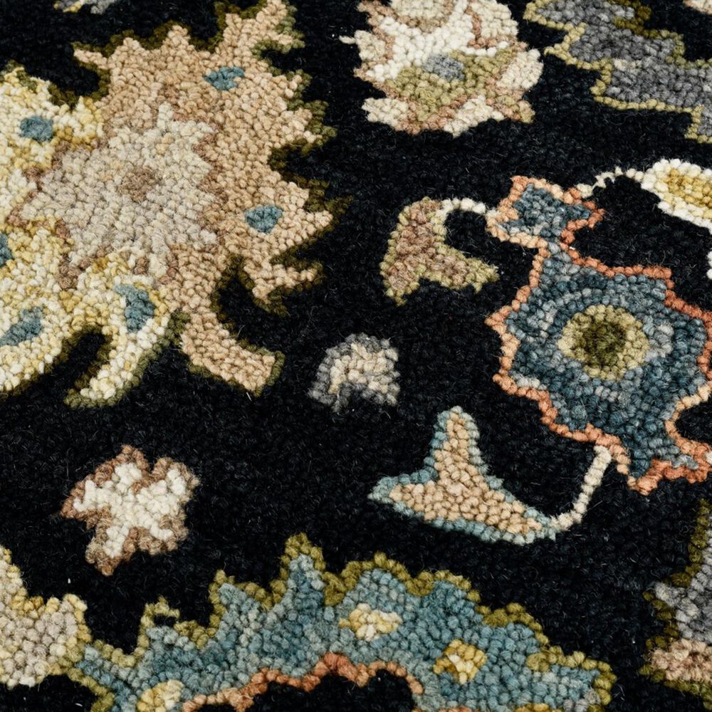 Amer Rugs Jackson JAC-2 Black 2' x 3' Area Rug, , large