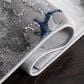 Safavieh Craft 2"3" x 8" Ivory, Grey and Blue Runner, , large