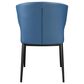 Moe"s Home Collection Delaney Side Chair in Blue, , large