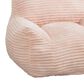 Hearth and Haven Oversized Corduroy Bean Bag Chair with Armrests in Pink, , large