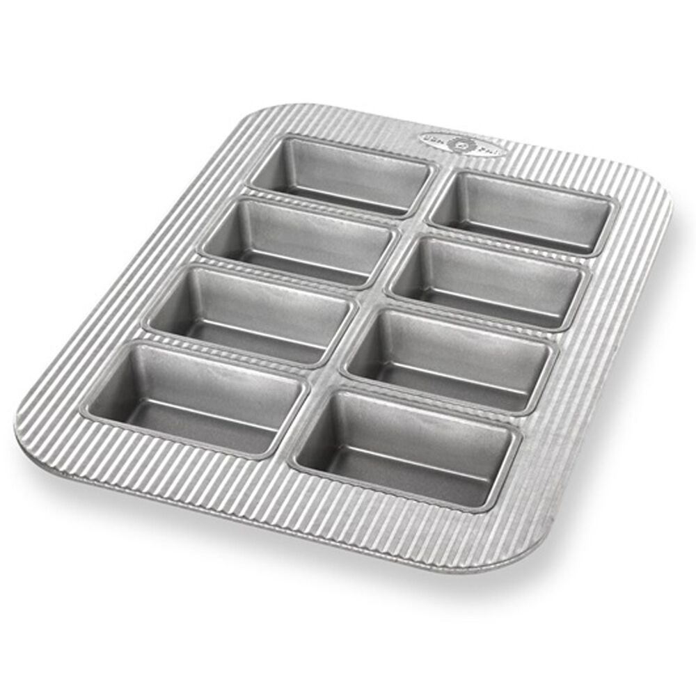 USA Pan Mini 8 Well Loaf Pan, , large