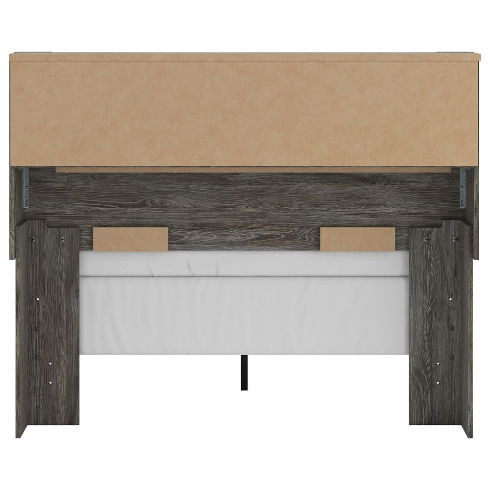 Ashley Frandern Full Bookcase Panel Bed in Warm Gray, , large